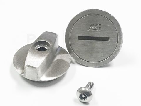 Global Latch Knob & Cover Stainless Steel